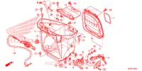 COPERTURA CORPO/SCATOLA BAGAGLI/ PORTATORE BAGAGLI per Honda NC 700 ABS 35KW 2012