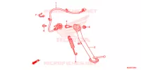 SOSTEGNO PRINCIPALE/PEDALE FRENO per Honda NC 700 ABS 35KW 2012