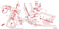 CONDOTTO MANIGLIA/PONTE SOPRA (2) per Honda NC 700 ABS 35KW 2012