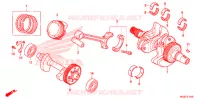 ALBERO A GOMITI/PISTONE per Honda NC 700 ABS 2012