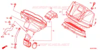 COPERTURA ANTERIORE/FILTRO ARIA per Honda NC 700 ABS 2012