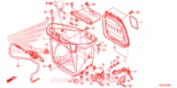 COPERTURA CORPO/SCATOLA BAGAGLI/ PORTATORE BAGAGLI per Honda NC 700 ABS 2012