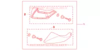 DEFLETTORE A PIEDI per Honda NC 700 ABS 2012