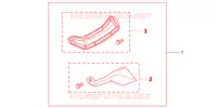 DEFLETTORE A PIEDI per Honda NC 700 ABS 2012