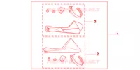 DEFLETTORI LATERALI per Honda NC 700 ABS 2012