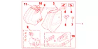KIT BORSE LATERALI 29L per Honda NC 700 ABS 2012