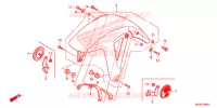 PARAFANGO ANTERIORE per Honda NC 700 ABS 2012