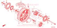 RUOTA POSTERIORE per Honda NC 700 ABS 2012