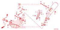 SMORZATORE SCARICO(2) per Honda NC 700 ABS 2012