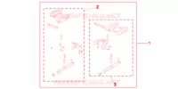 SUPPORTO BORSE per Honda NC 700 ABS 2012