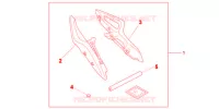 SUPPORTO BORSE per Honda NC 700 ABS 2012