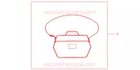 BORSA INTERNA TOP BOX 35LT per Honda NC 700 ABS DCT 35KW 2012