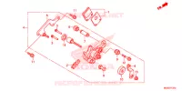 CALIBRO FRENO PARCHEGGIO per Honda NC 700 ABS DCT 35KW 2012