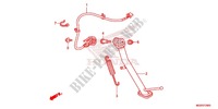 SOSTEGNO PRINCIPALE/PEDALE FRENO per Honda NC 700 ABS DCT 35KW 2012