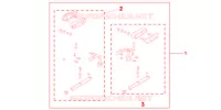 SUPPORTO BORSE per Honda NC 700 ABS DCT 35KW 2012