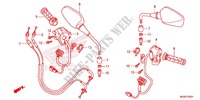LEVA MANIGLIA/INTERRUTTORE/CAVO (NC700SD) per Honda NC 700 ABS DCT 35KW 2012