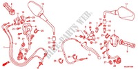 LEVA MANIGLIA/INTERRUTTORE/CAVO (NC700X/XA) per Honda NC 700 X ABS 35KW 2012