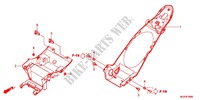 PARAFANGO POSTERIORE per Honda NC 700 X ABS 35KW 2012