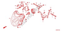 FARO ANTERIORE per Honda NC 700 X ABS 35KW 2012