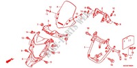 RIPARO ANTERIORE per Honda NC 700 X ABS 35KW 2012