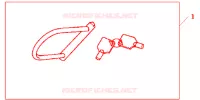 ANTIFURTO AD ARCO (U LOCK) per Honda NC 700 X ABS 2012