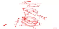 COPERTURA BAULE per Honda NC 700 X ABS 2012