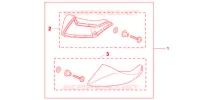 DEFLETTORE A PIEDI per Honda NC 700 X ABS 2012