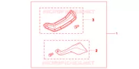 DEFLETTORE A PIEDI per Honda NC 700 X ABS 2012