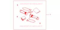 GRIP HEATER(12A T per Honda NC 700 X ABS 2012