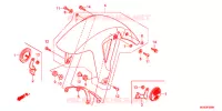 PARAFANGO ANTERIORE per Honda NC 700 X ABS 2012