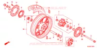RUOTA POSTERIORE per Honda NC 700 X ABS 2012