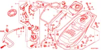 SERBATOIO COMBUSTIBILE/POMPA COMBUSTIBILE per Honda NC 700 X ABS 2012
