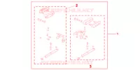 SUPPORTO BORSE per Honda NC 700 X ABS 2012