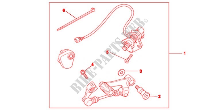 Pedale selettore DCT per Honda NC 700 X ABS 2012