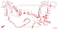 LEVA MANIGLIA/INTERRUTTORE/CAVO(1) per Honda VISION 50 2012