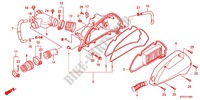 COPERTURA ANTERIORE/FILTRO ARIA per Honda SH 150 2012