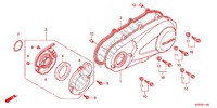 COPERTURA CASSA MANOVELLA/ GENERATORE(2) per Honda SH 150 2012