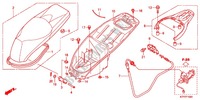 SEDILE/SCATOLA BAGAGLI per Honda SH 150 2012