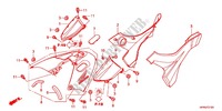 COPERTURA LATO/COPERTURA SERBATOIO per Honda FOURTRAX 420 RANCHER 4X4 Electric Shift 2012