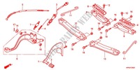 PEDALE/GRADINO per Honda FOURTRAX 420 RANCHER 4X4 Electric Shift RED 2012