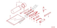 UTENSILI/SCATOLA BATTERIA per Honda FOURTRAX 420 RANCHER 4X4 Electric Shift RED 2012
