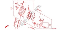 CALIBRO FRENO ANTERIORE per Honda TRX 450 R SPORTRAX Electric Start 2012