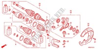 GIUNTO ANTERIORE per Honda FOURTRAX 500 FOREMAN 4X4 Electric Shift 2012
