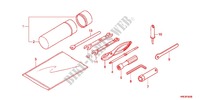 UTENSILI/SCATOLA BATTERIA per Honda FOURTRAX 500 FOREMAN 4X4 Electric Shift 2012