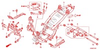 CORPO TELAIO (WW125EX2C/EX2D/D) per Honda PCX 125 SPECIAL EDITION 2012