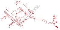 SMORZATORE SCARICO(2) per Honda PCX 125 SPECIAL EDITION 2012