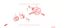 ALBERO A GOMITI/PISTONE per Honda PCX 125 SPECIAL EDITION 2013