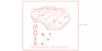 BASE PORTAPACCHI per Honda PCX 125 SPECIAL EDITION 2013