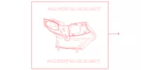 KIT INDOOR BODY COVER SE per Honda PCX 125 SPECIAL EDITION 2013