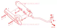 SMORZATORE SCARICO(2) per Honda PCX 125 SPECIAL EDITION 2013